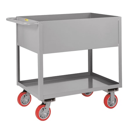 Little Giant Utility Cart, 12 ga. Steel, 3600 lb Load Capacity, 36" L, 18-3/8" W, 38" H DS1830X126PY